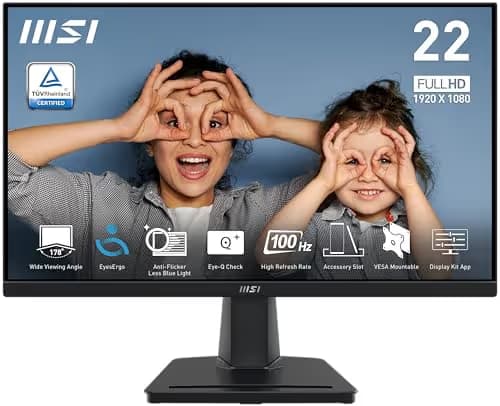 MSI PRO MP225V 21.4" 1080p 100Hz VA Monitor main image