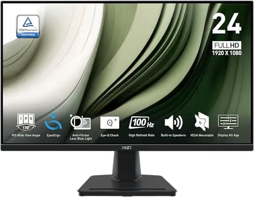 MSI PRO MP245G 23.8" 1080p 100Hz IPS Monitor image