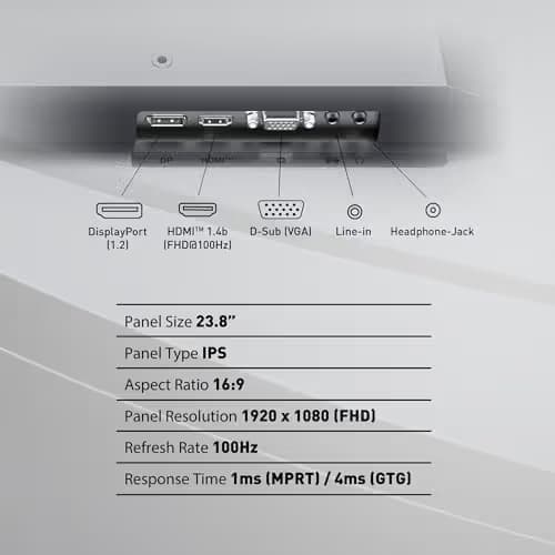 MSI PRO MP245G 23.8" 1080p 100Hz IPS Monitor image