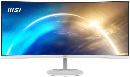 MSI PRO MP341CQW 34" 1440p 100Hz VA Curved Monitor image