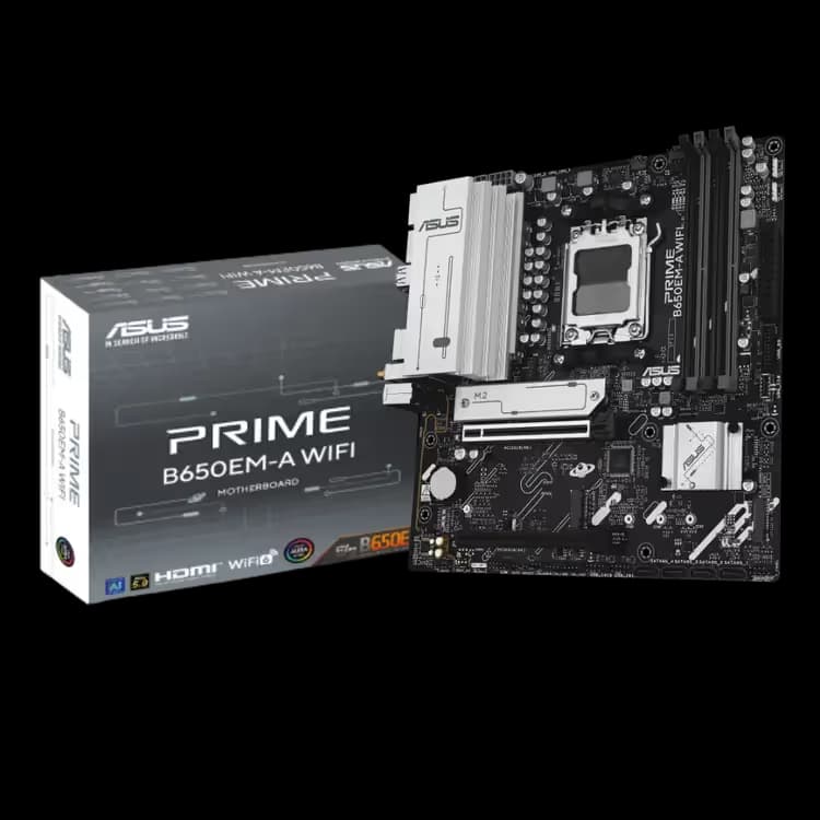 ASUS PRIME B650EM-A WIFI AM5 DDR5 Micro-ATX image