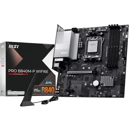 MSI B840 PRO M-P WIFI6E AM5 DDR5 Micro ATX image