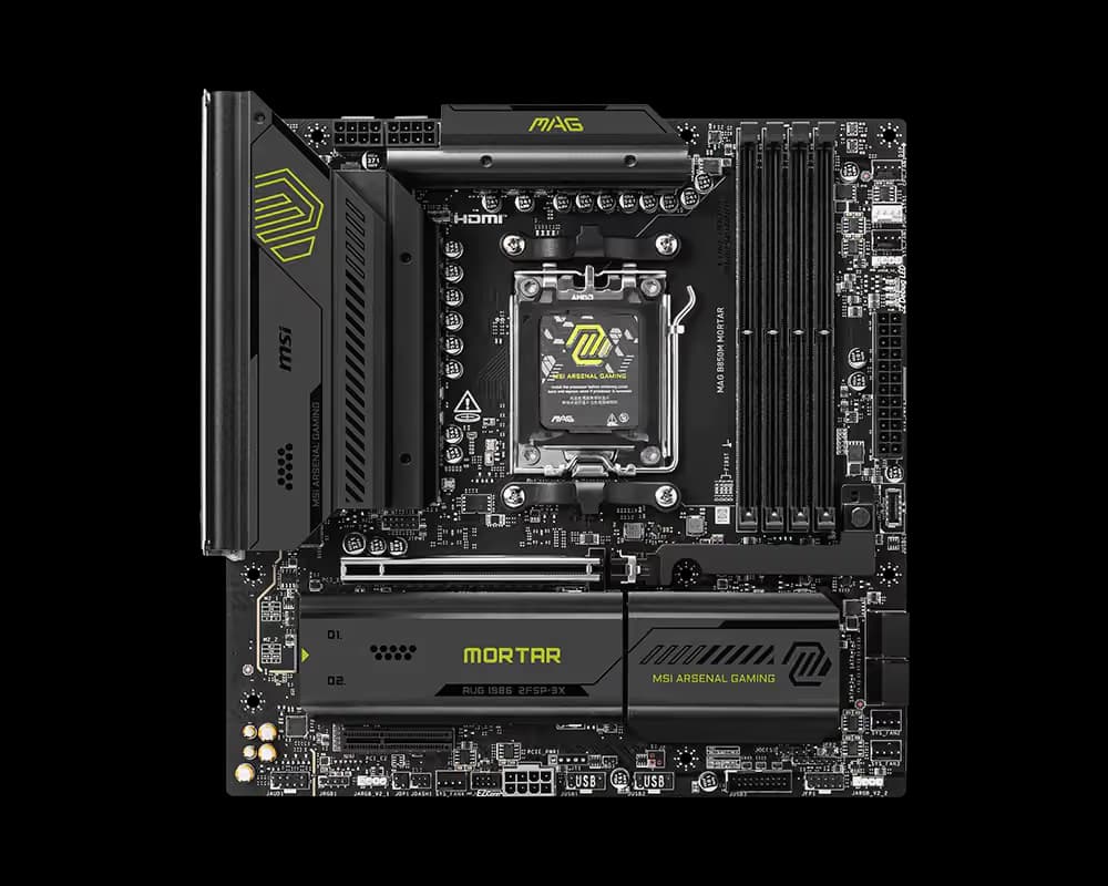 MSI B850M MAG MORTAR AM5 DDR5 Micro ATX main image