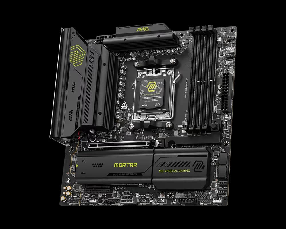 MSI B850M MAG MORTAR AM5 DDR5 Micro ATX image