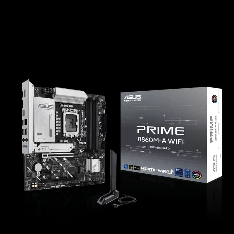 ASUS PRIME B860M-A WIFI LGA1851 DDR5 Micro-ATX main image