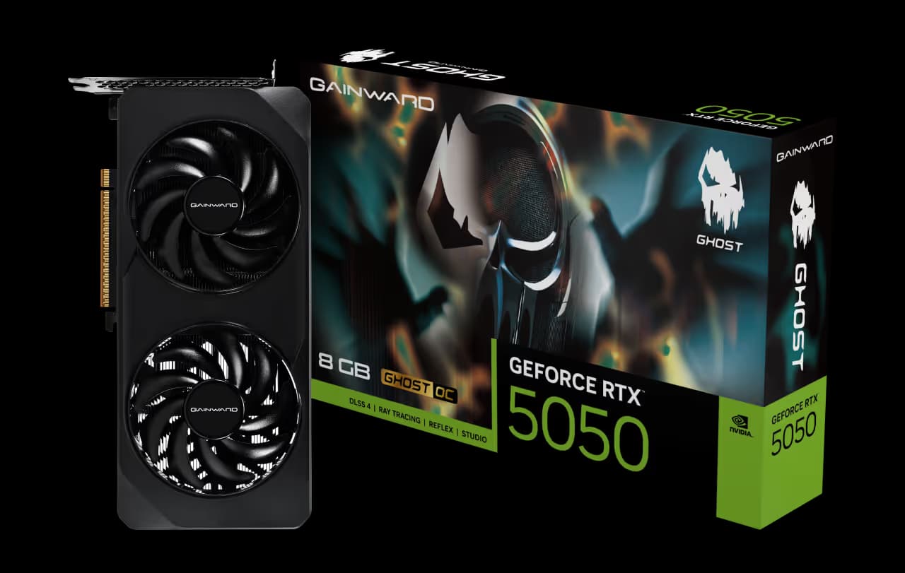 Gainward Ghost OC GeForce RTX 5050 8GB GDDR6 Black main image