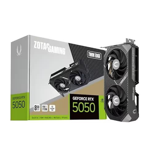 Zotac GAMING Twin Edge GeForce RTX 5050 8GB GDDR6 Black image