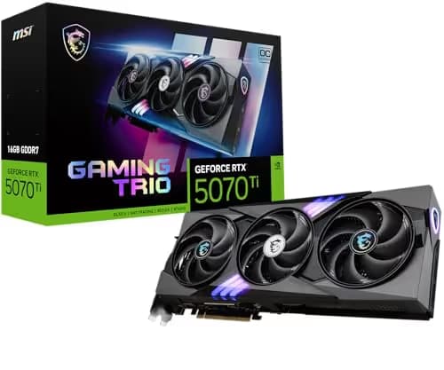 MSI GeForce RTX 5070 Ti 16G GAMING TRIO OC GDDR7 image