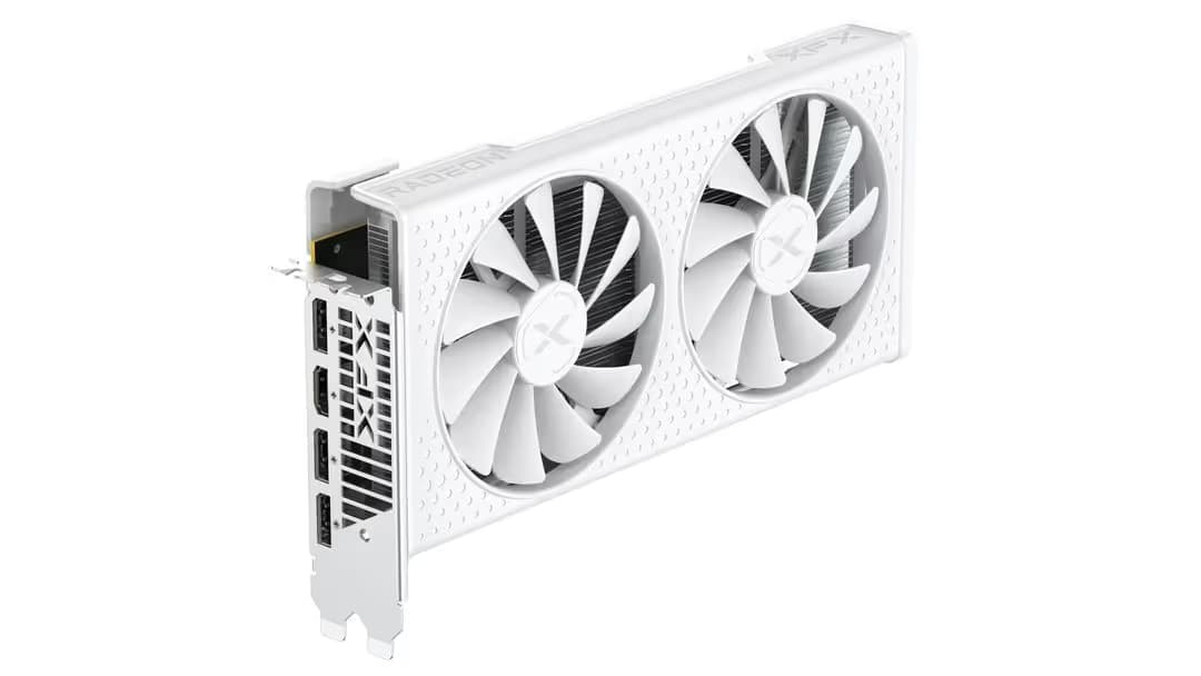 XFX SPEEDSTER SWFT 210 AMD Radeon RX 7600 Core Edition White 8GB GDDR6 image