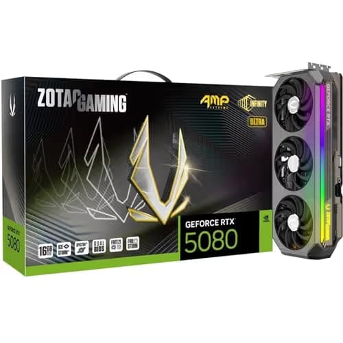 ZOTAC GAMING GeForce RTX 5080 AMP Extreme INFINITY ULTRA 16GB GDDR7 image