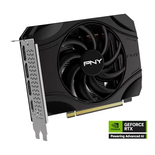 PNY GeForce RTX 5050 8GB GDDR6 Black Single Fan image