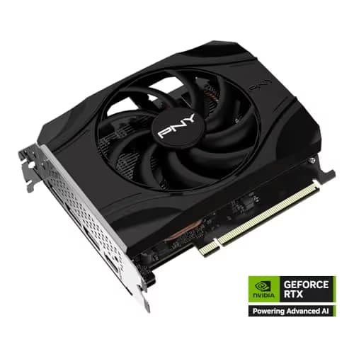 PNY GeForce RTX 5050 8GB GDDR6 Black Single Fan image