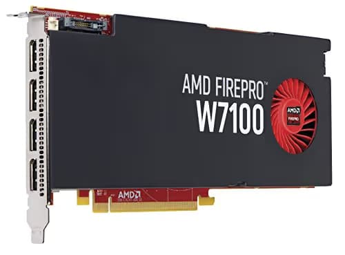 HP FirePro W7100 J3G93AT 8GB GDDR5 Black / Red main image
