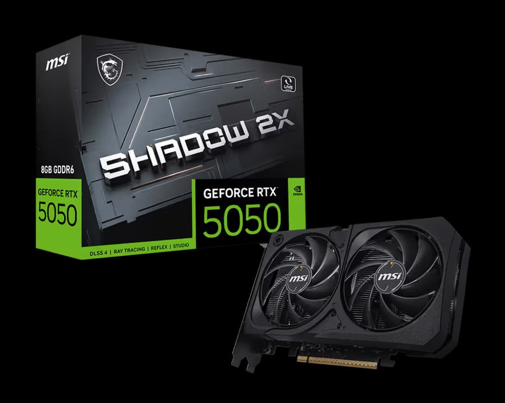 MSI SHADOW 2X GeForce RTX 5050 8GB GDDR6 image
