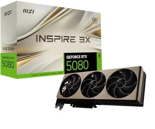 MSI INSPIRE 3X GeForce RTX 5080 16GB image