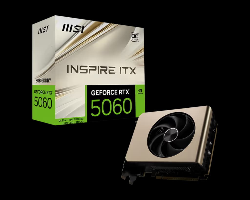 MSI GeForce RTX 5060 8G INSPIRE ITX OC GDDR7 image