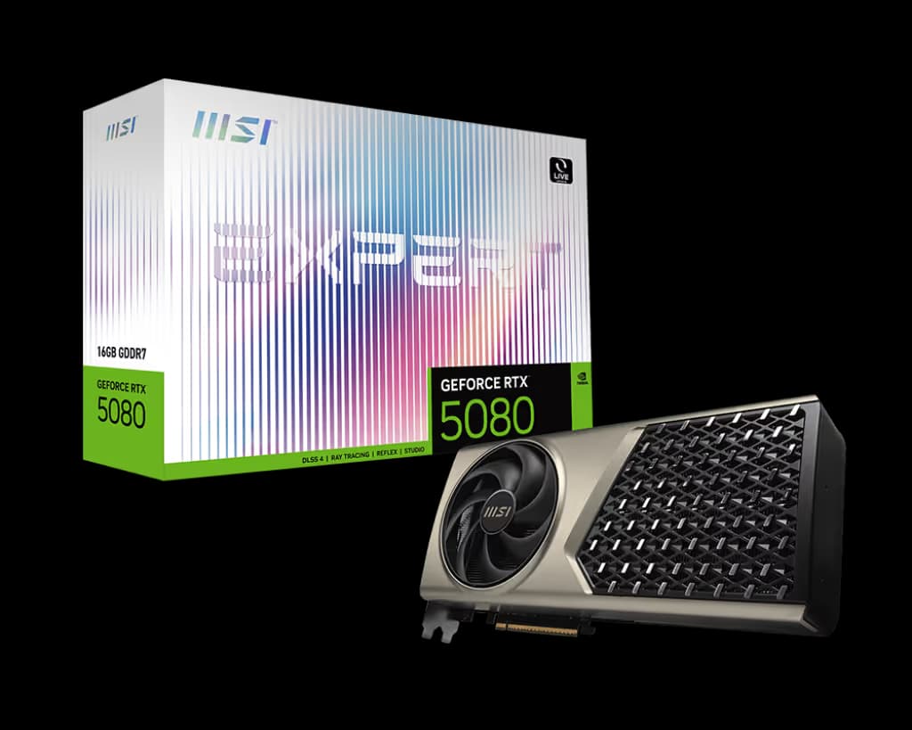 MSI GeForce RTX 5080 16G EXPERT GDDR7 main image