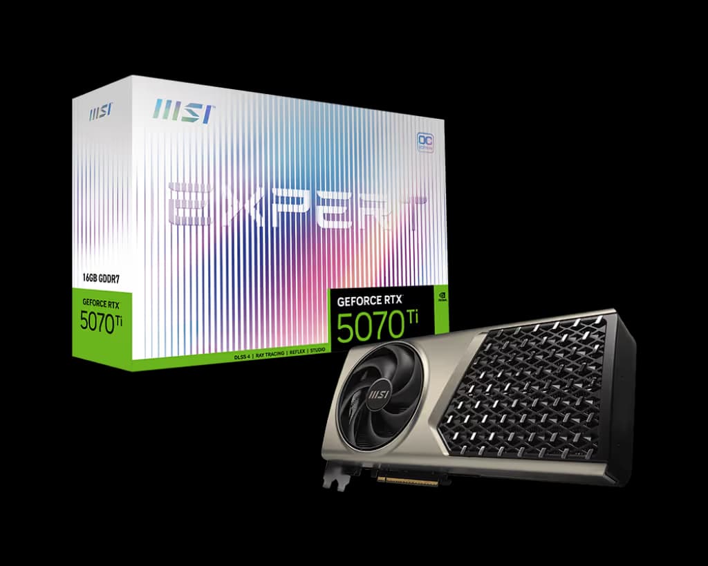 MSI GeForce RTX 5070 Ti 16G EXPERT GDDR7 main image