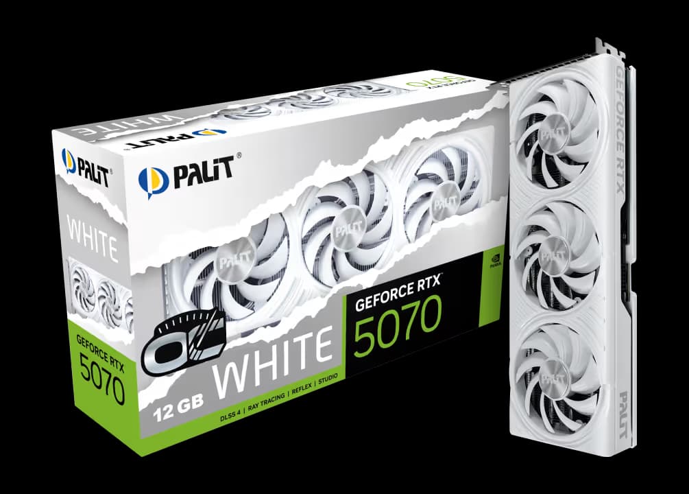 Palit GeForce RTX 5070 White OC main image