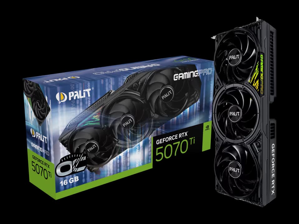 Palit GeForce RTX 5070 Ti GamingPro OC 16GB GDDR7 image
