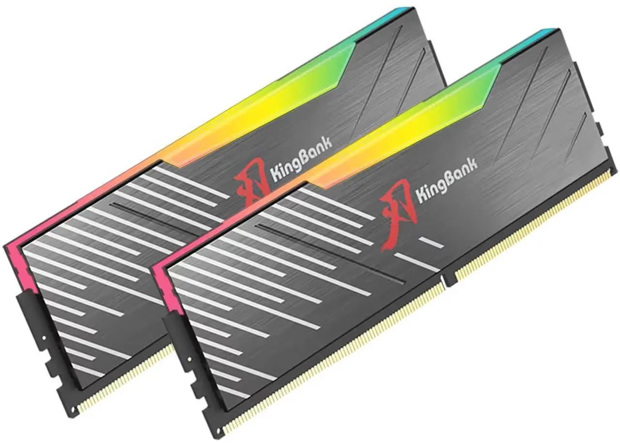 KINGBANK DDR5 Dark Soarblade RGB UDIMM 7200MHz 32GB(16GBx2) image