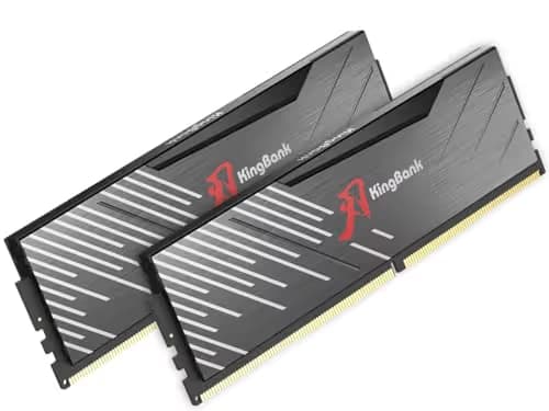 KINGBANK DDR5 Soarblade Heatsink UDIMM 6400MHz - 32GB (16Gx2) Grey image