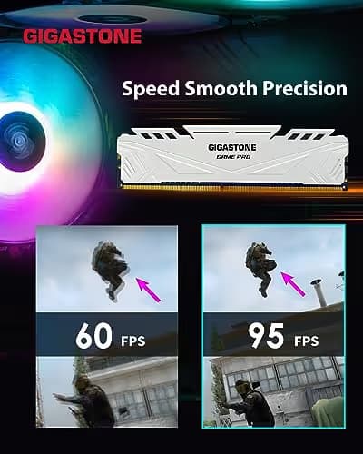 GIGASTONE Game PRO 32GB Kit (4x8GB) DDR4 3600MHz White CL18 image