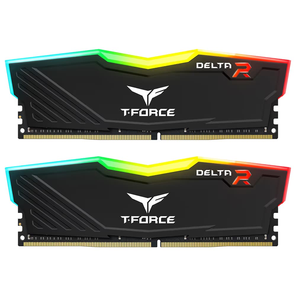 TEAMGROUP T-Force Delta RGB Black DDR4 16GB (8GBx2) 4000MHz CL20 main image