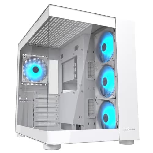 Cougar FV150 ATX Mid Tower Black with RGB, Tempered Glass Side Panel, and USB 3.2 Gen 2 Type-C USB 3.2 Gen 1 Type-A main image