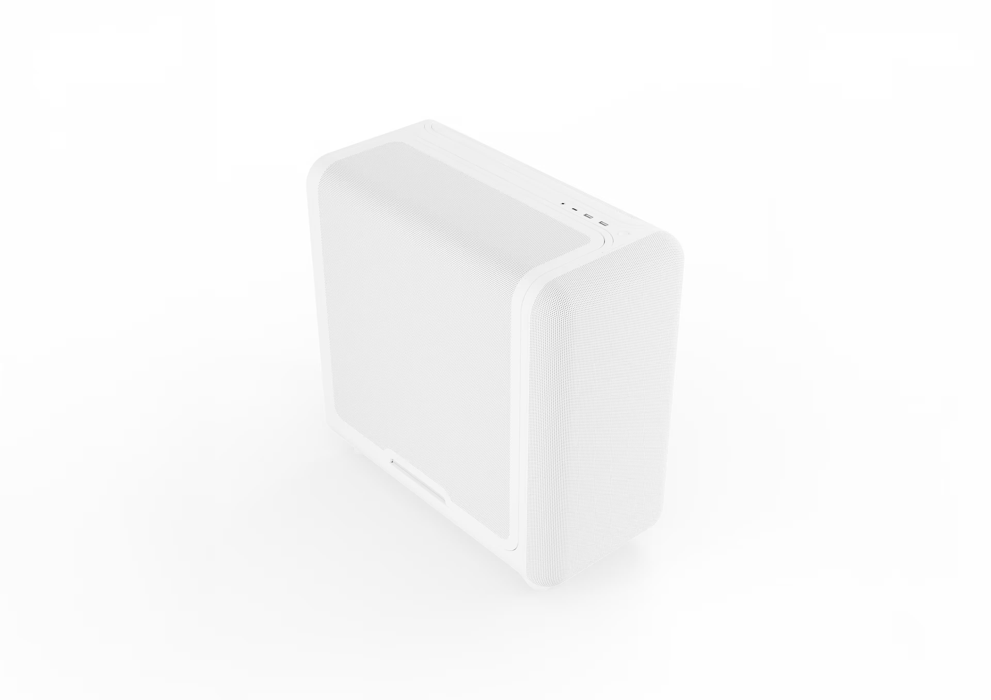 HYTE X50 Air ATX Mid Tower White Mesh Side Panel image