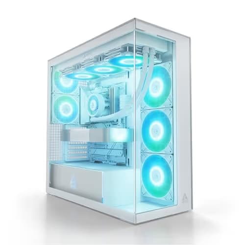 ARCTIC Xtender ATX Mid Tower White with Tempered Glass Side Panel image