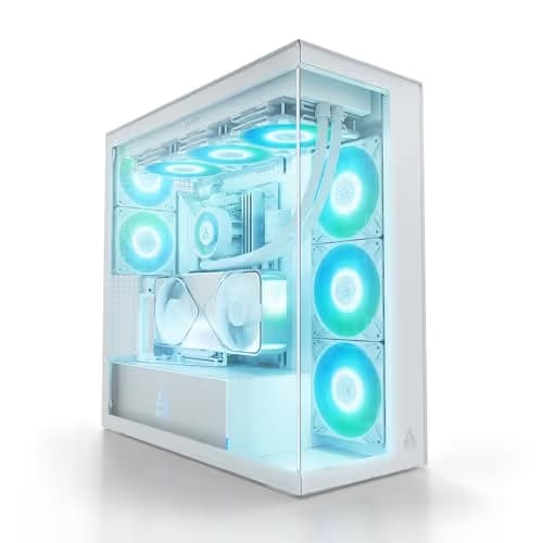 ARCTIC Xtender VG ATX Mid Tower White Tempered Glass image