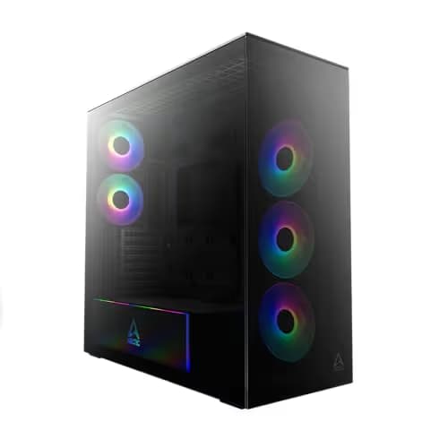 ARCTIC Xtender ATX Mid Tower Black with Tinted Tempered Glass Side Panel image