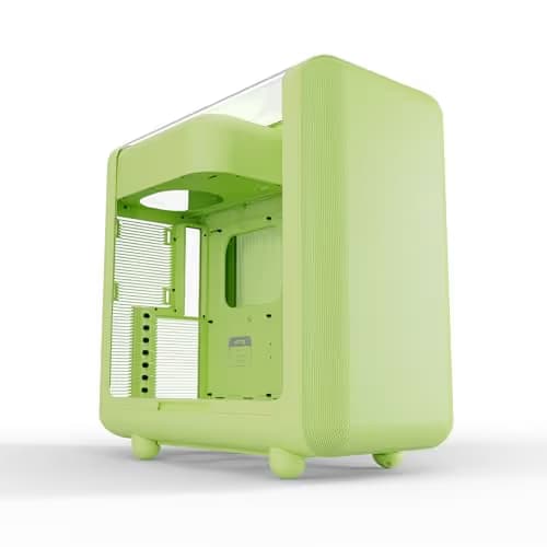 HYTE X50 ATX Mid Tower Green with Tempered Glass Side Panel image