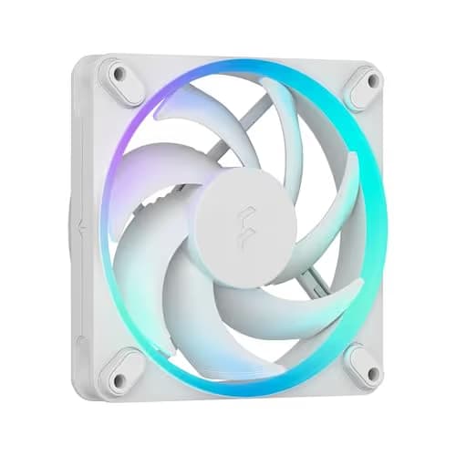 Fractal Design Momentum 120mm White PWM Addressable RGB 62.44 CFM 1-Pack image