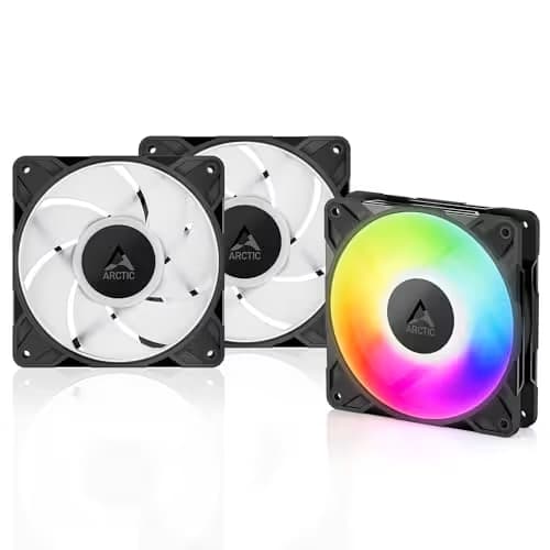 ARCTIC P12 Pro 120mm A-RGB PWM Black 3-Pack image