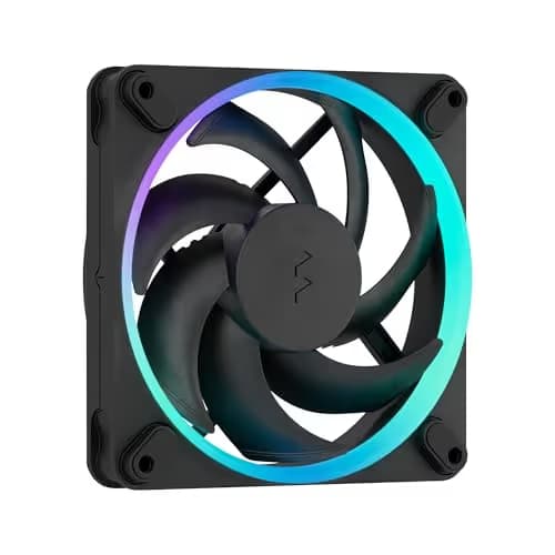 Fractal Design Momentum 120mm Black PWM Addressable RGB 62.44 CFM 1-Pack image