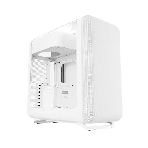 HYTE X50 ATX Mid Tower White with Tempered Glass Side Panel main image