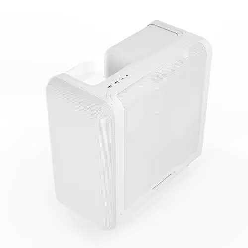 HYTE X50 ATX Mid Tower White with Tempered Glass Side Panel image