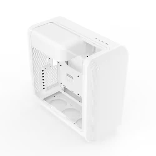 HYTE X50 ATX Mid Tower White with Tempered Glass Side Panel image