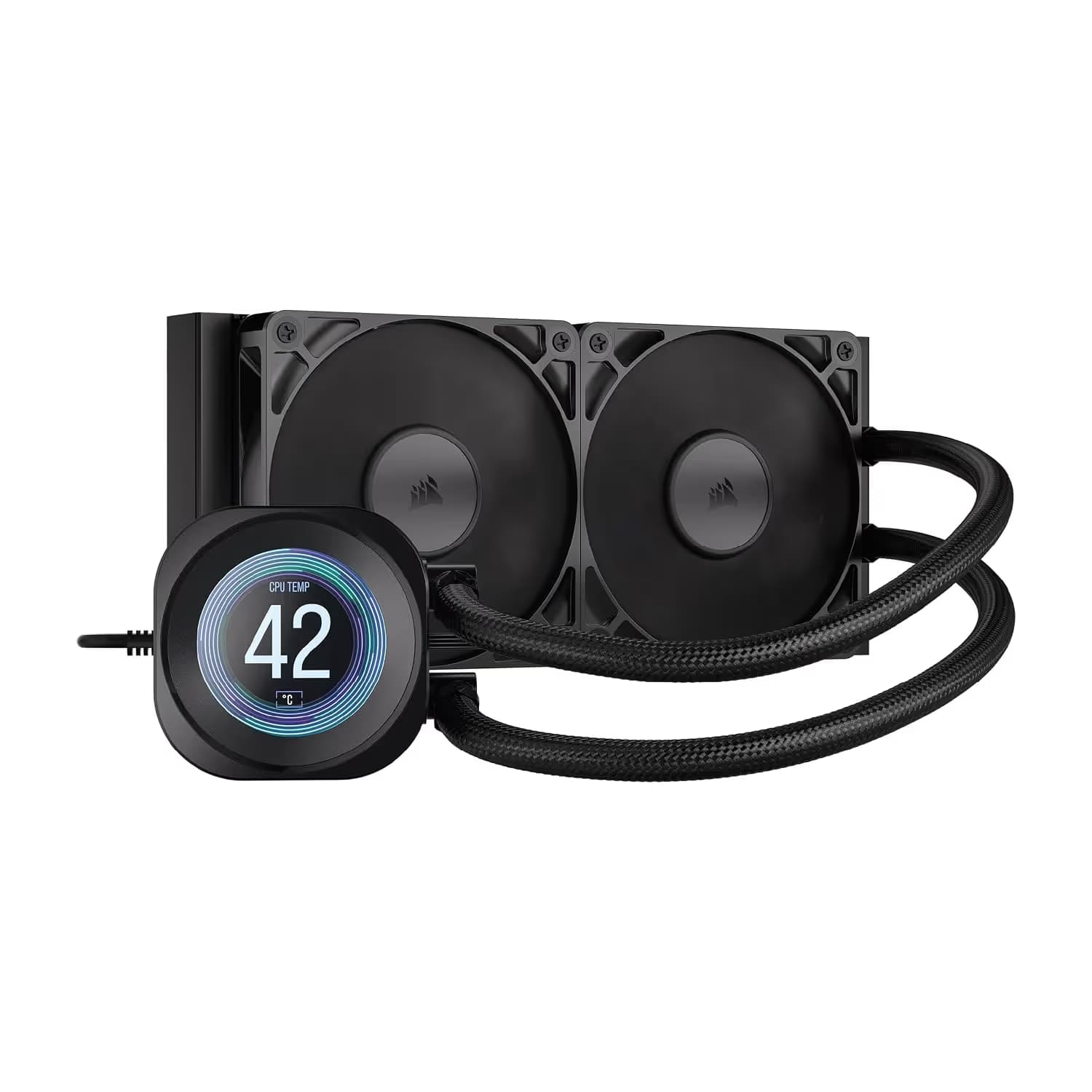 Corsair NAUTILUS 240 RS LCD Water 240mm 72.8 CFM Black main image