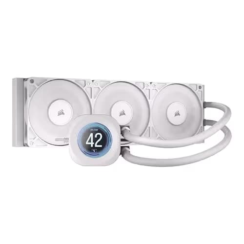 Corsair NAUTILUS 360 RS LCD Water 360mm 72.8 CFM White main image