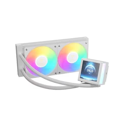 GAMDIAS CHIONE P5 Water 240mm 81.81 CFM White image