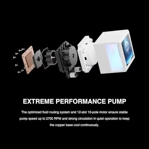 GAMDIAS CHIONE P5 Water 240mm 81.81 CFM White image