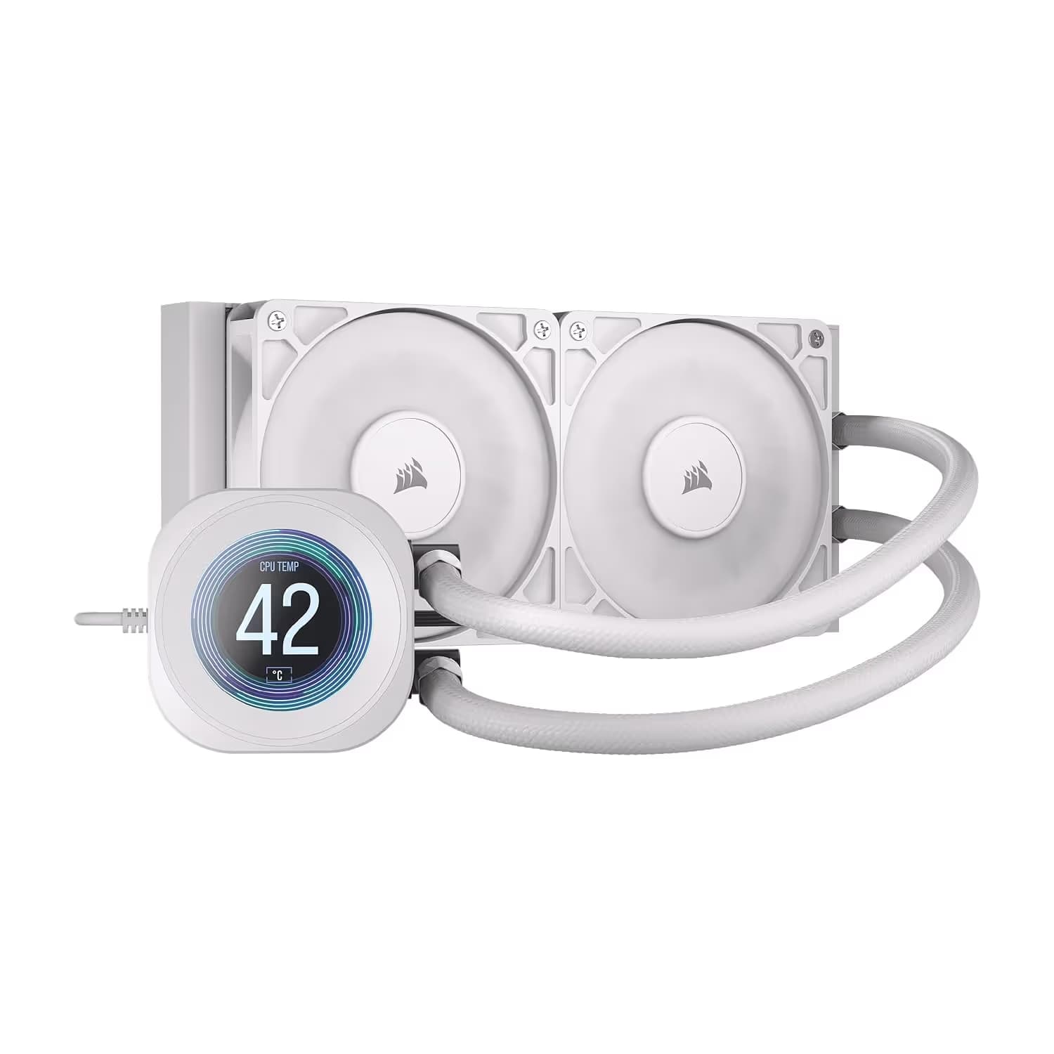 Corsair NAUTILUS 240 RS LCD Water 240mm 72.8 CFM White main image