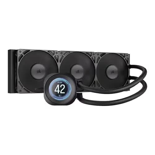 Corsair NAUTILUS Water 360mm RS LCD 72.8 CFM Black image