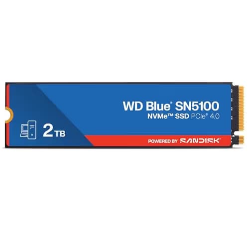 SanDisk WD Blue SN5100 2TB SSD M.2-2280 PCIe 4.0 x4 NVMe image