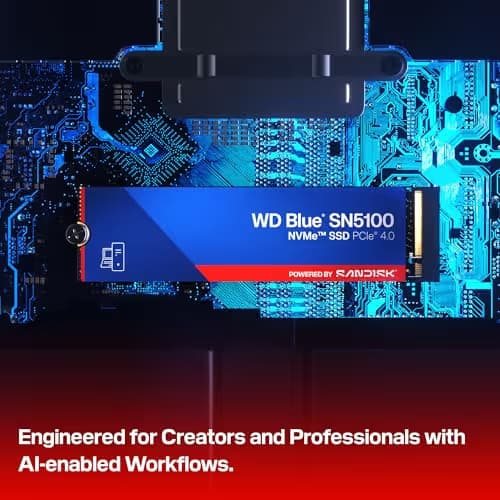SanDisk WD Blue SN5100 2TB SSD M.2-2280 PCIe 4.0 x4 NVMe image