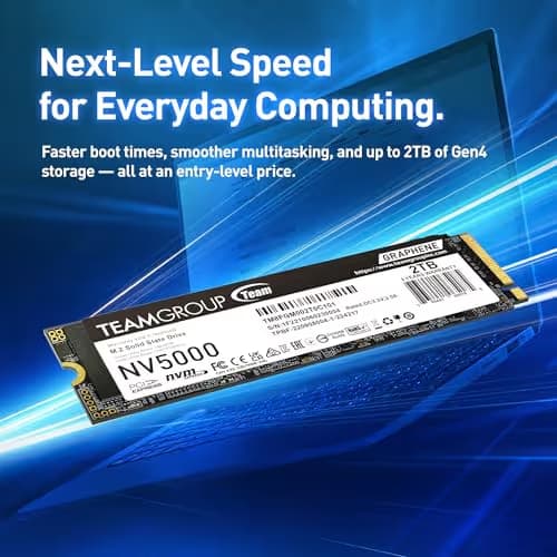 TEAMGROUP NV5000 1TB SSD M.2-2280 PCIe 4.0 X4 NVMe image