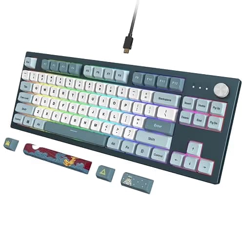 Montech MKey RGB Wired Gateron G Pro 2.0 Brown Mechanical Gaming Keyboard main image